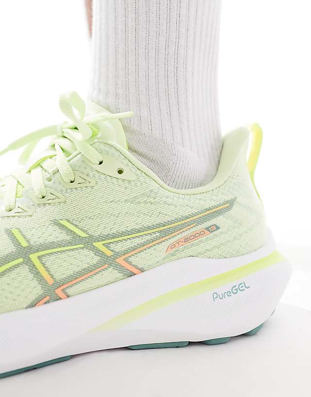 Asos Asics Gt-2000 13 Stability Running Trainers In Green