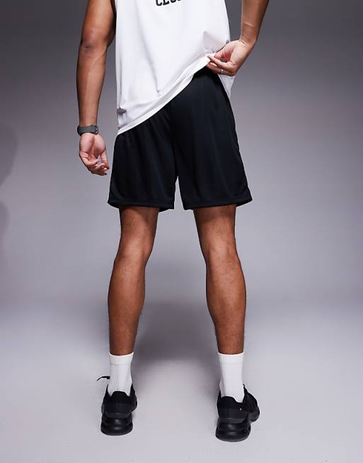 Asos 4505 Mesh Training Shorts In Black