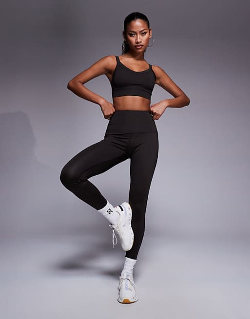 Asos 4505 Performance Set In Dark Chocolate