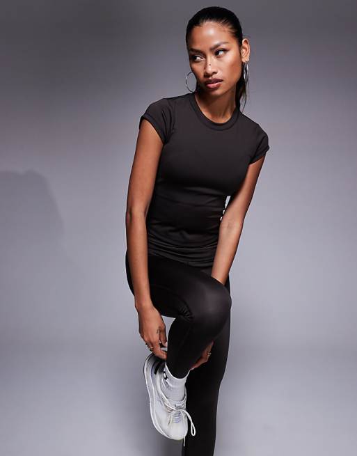 Asos 4505 Performance Set In Dark Chocolate