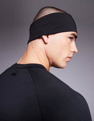 Asos 4505 Running Headband In Black