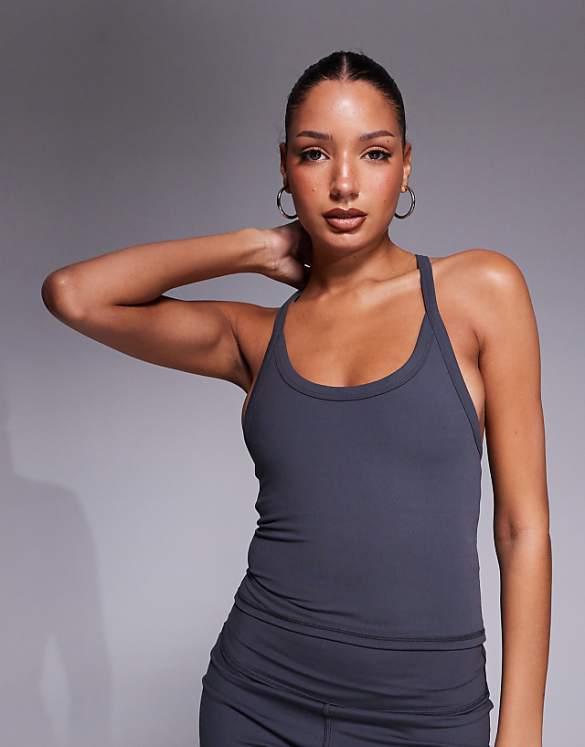 Asos 4505 Soft Touch Co-ord In Iron Grey