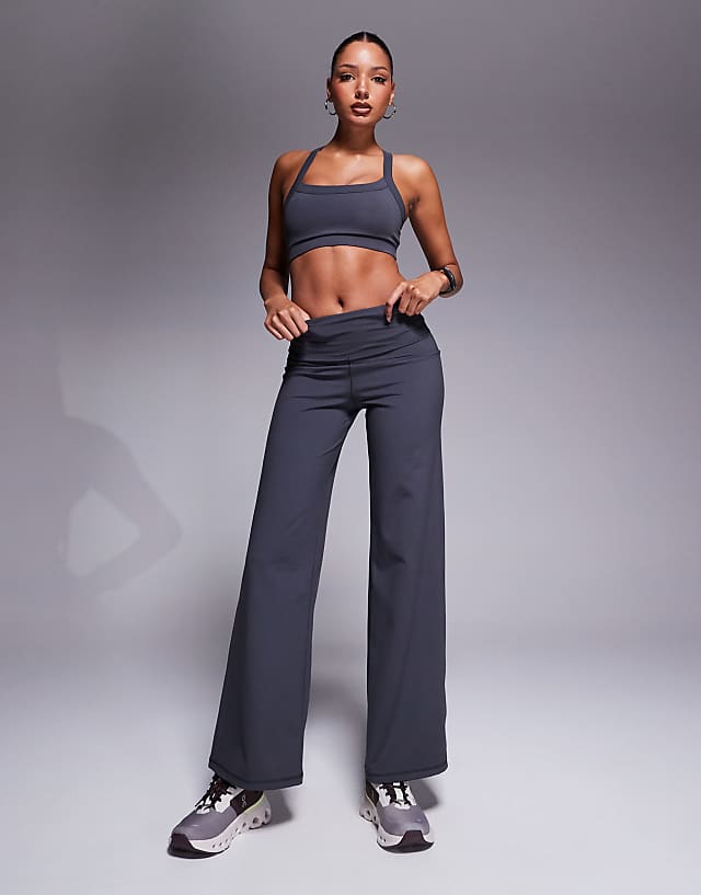 Asos 4505 Soft Touch Performance Set In Iron Grey