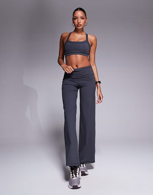 asos 4505 soft touch performance set in iron grey