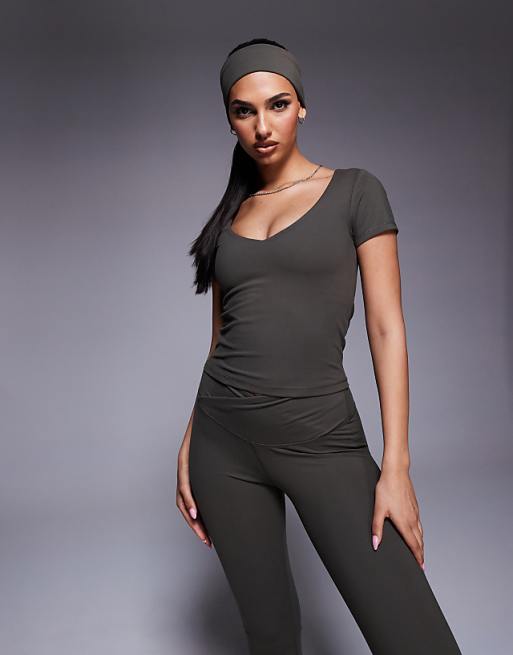 Asos 4505 Soft Touch Set In Dark Olive