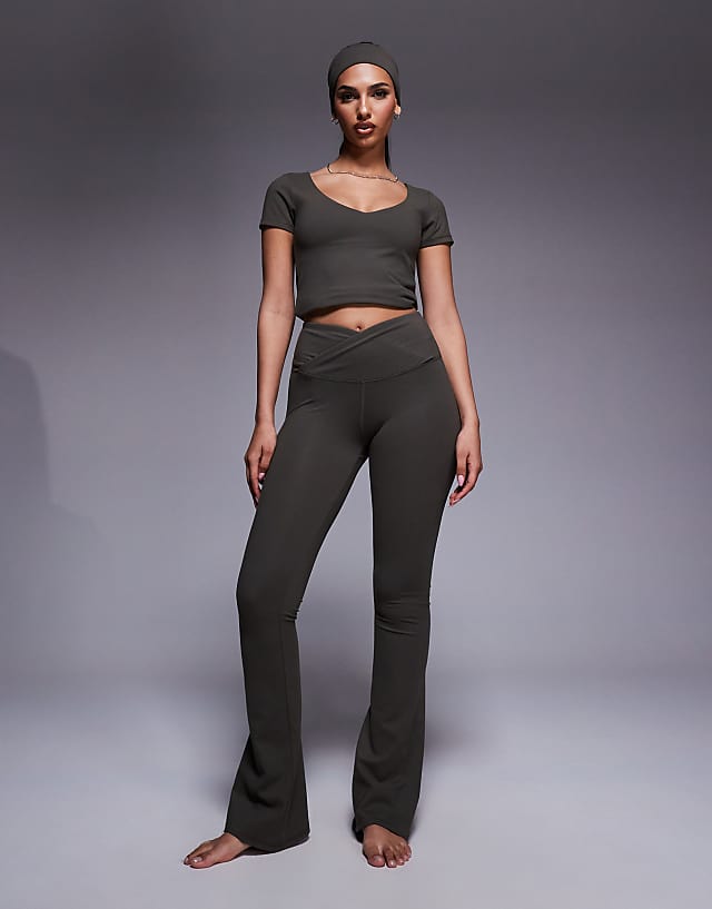 Asos 4505 Soft Touch Set In Dark Olive