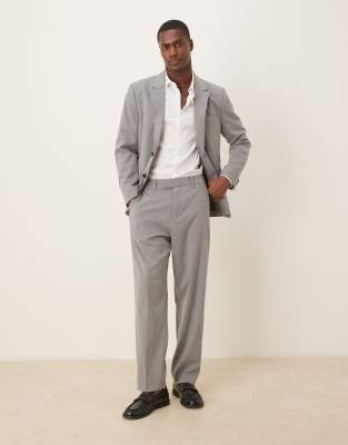 Asos Abercrombie & Fitch Classic Suit In Grey