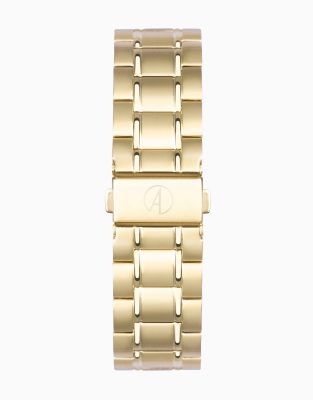 Asos Accurist Classic Watch In Gold