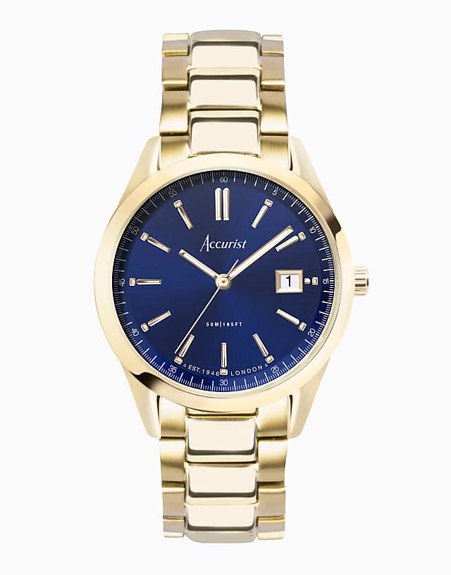 asos Accurist Everyday gents watch in blue