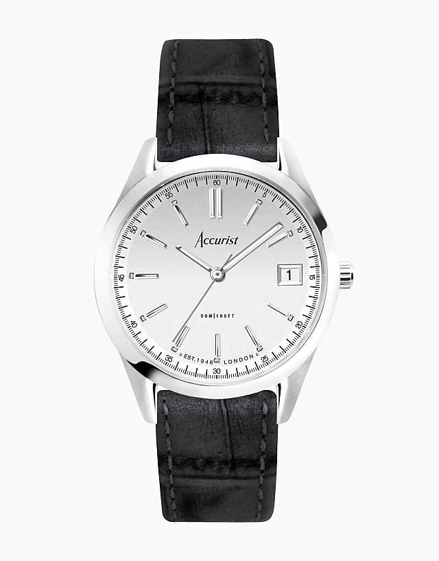 asos Accurist Everyday unisex watch in silver