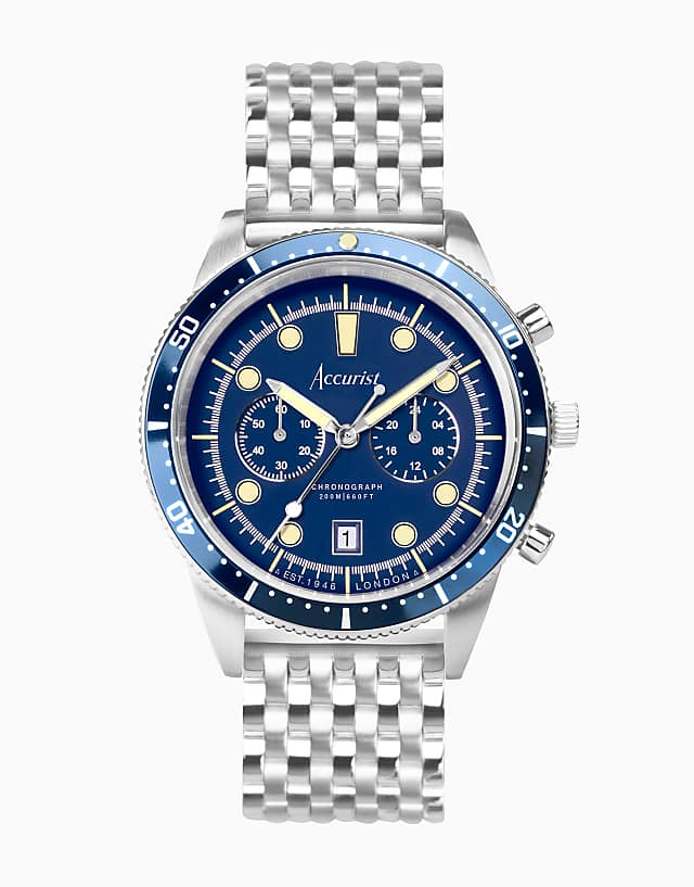 asos Accurist Gents dive watch in blue