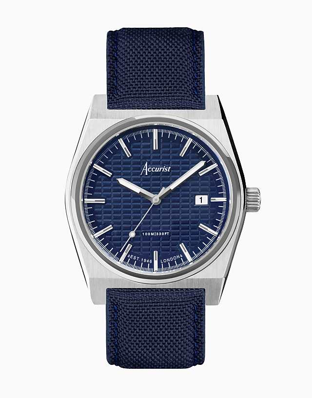 asos Accurist Origin gents watch in blue