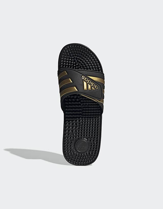 Asos Adidas Adissage Slides In Black