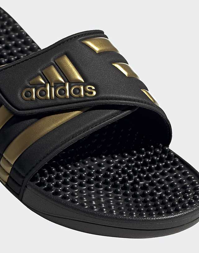 Asos Adidas Adissage Slides In Black