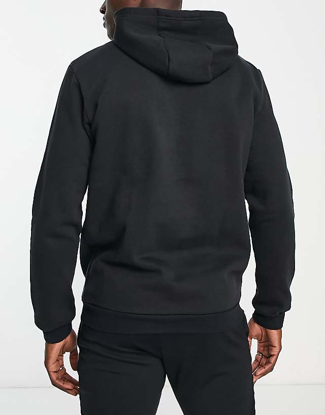 Asos Adidas Football Entrada Hoodie In Black