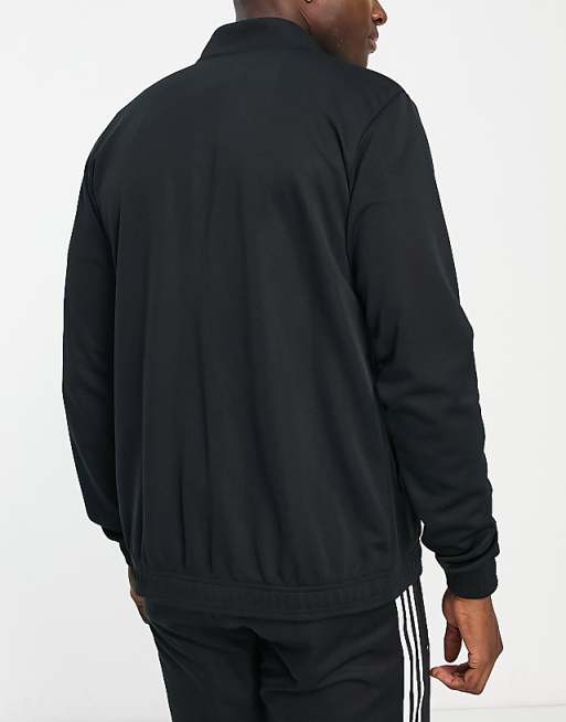 Asos Adidas Football Entrada Zip Up In Black