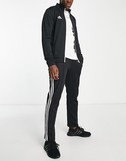 Asos Adidas Football Entrada Zip Up In Black