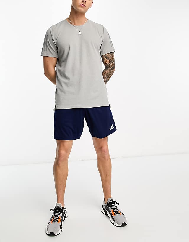 Asos Adidas Football Fortore 23 Shorts In Navy
