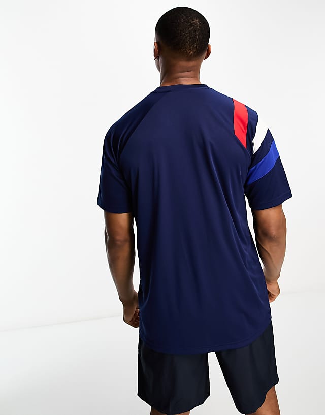 Asos Adidas Football Fortore 23 T-shirt In Navy