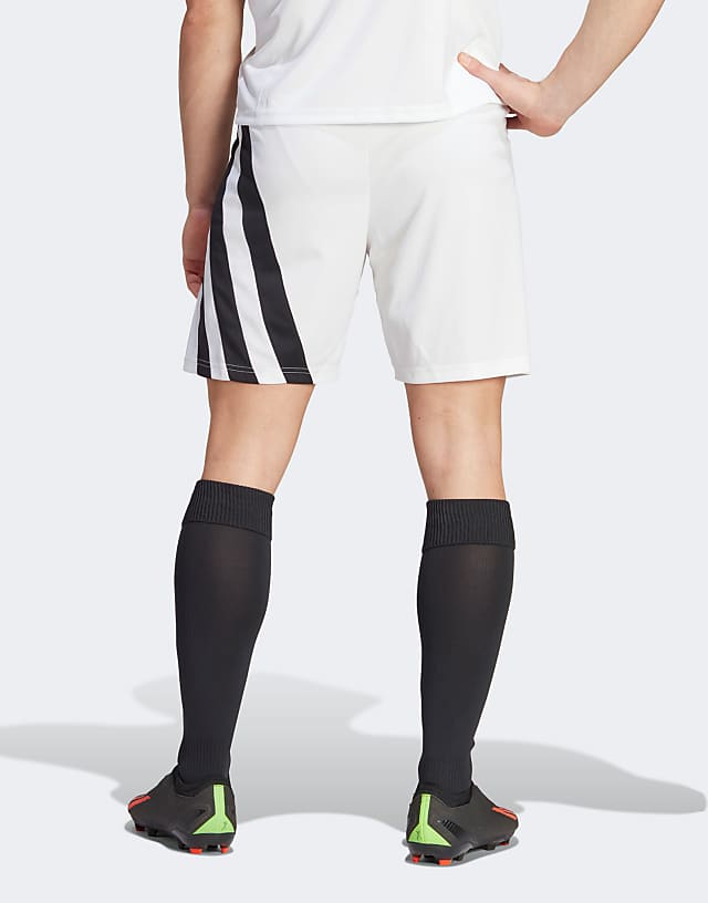Asos Adidas Football Shorts In White
