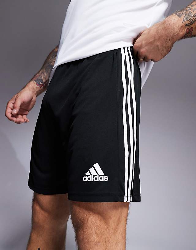 asos adidas Football Squadra 21 shorts in black