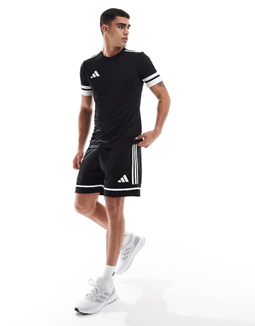 asos adidas Football Squadra 25 shorts in black