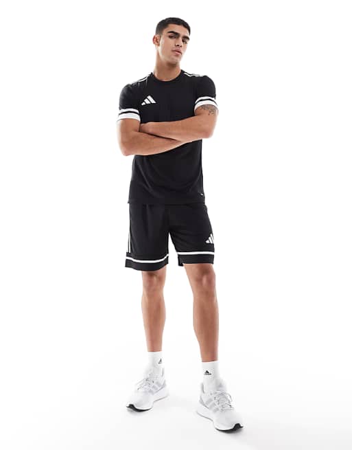 Asos Adidas Football Squadra 25 T-shirt In Black