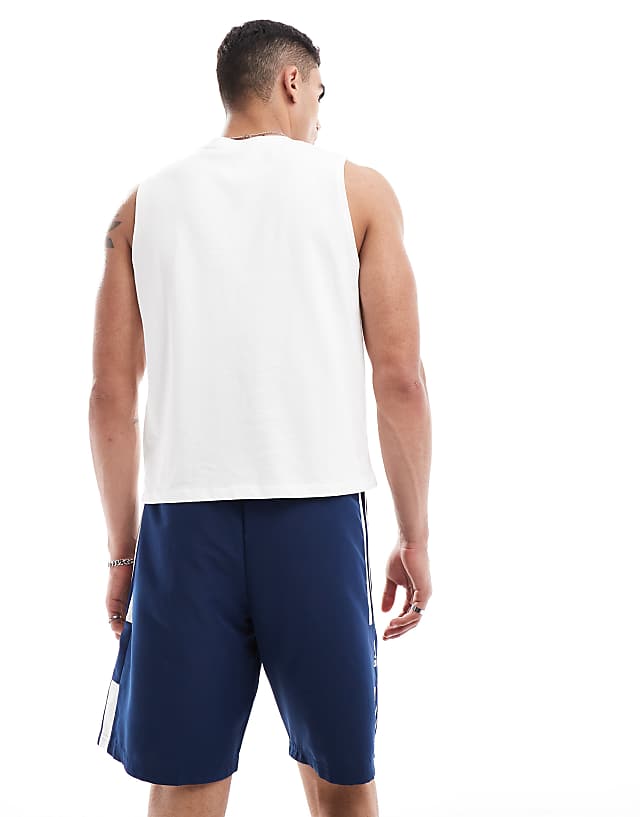 Asos Adidas Football Squadra Team Shorts In Navy