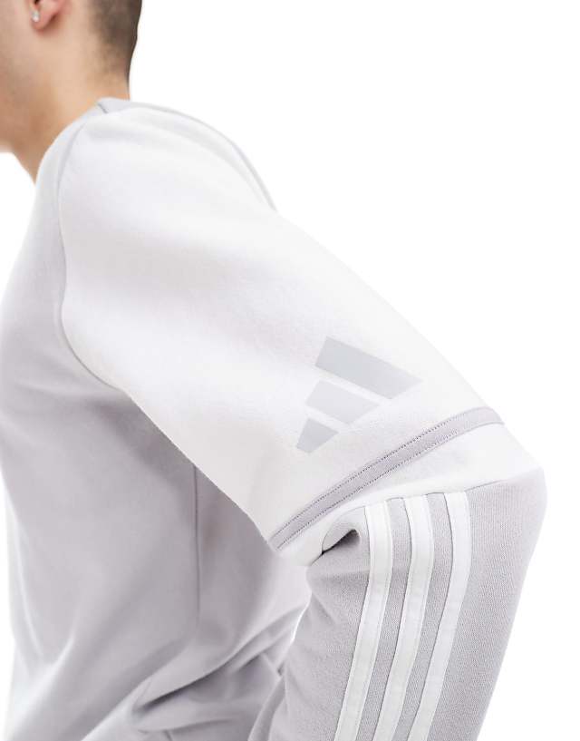 Asos Adidas Football Squadra25 Sweatshirt In Grey