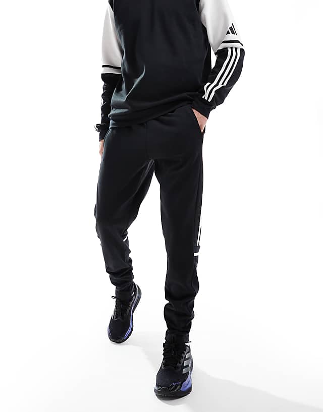 Asos Adidas Football Squadra25 Trousers In Black