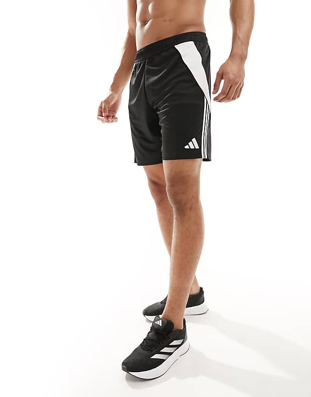 Asos Adidas Football Tiro 24 Shorts In Black