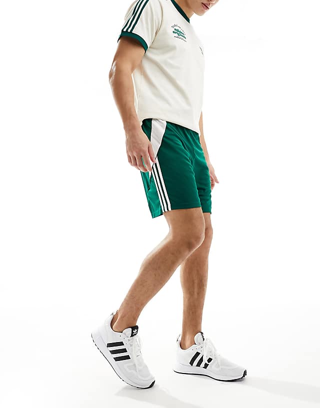 asos adidas Football Tiro 24 shorts in green