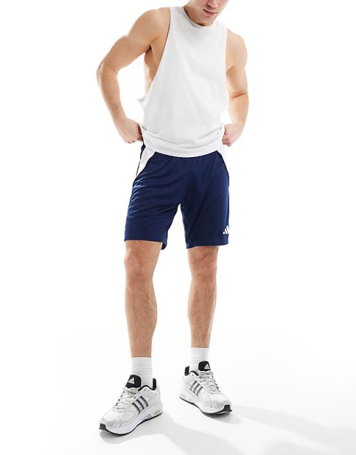 Asos Adidas Football Tiro 24 Shorts In Navy