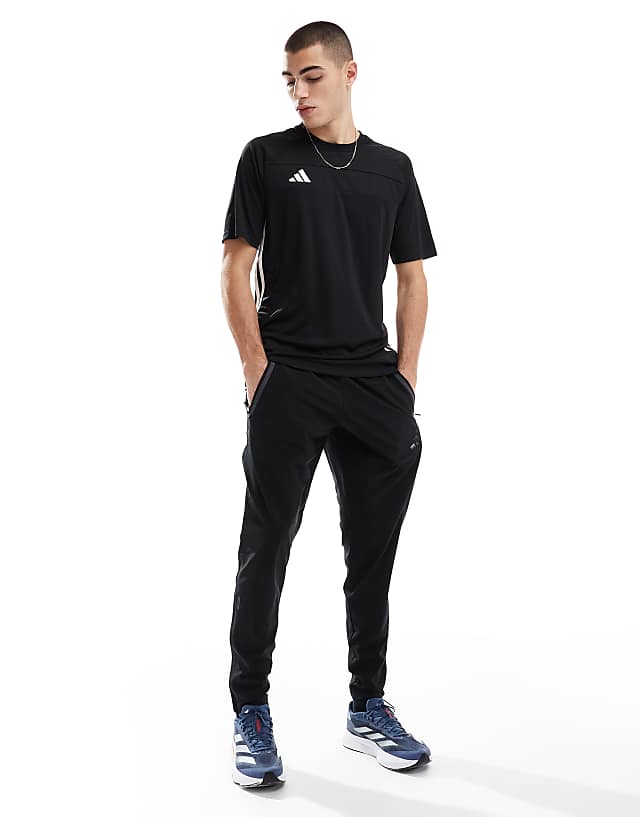 asos adidas Football Tiro 25 joggers in black