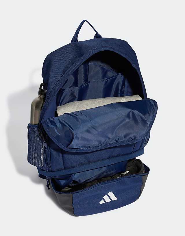 Asos Adidas Football Tiro Backpack In Navy