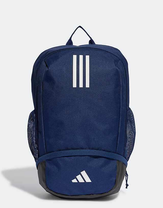 asos adidas Football Tiro backpack in navy