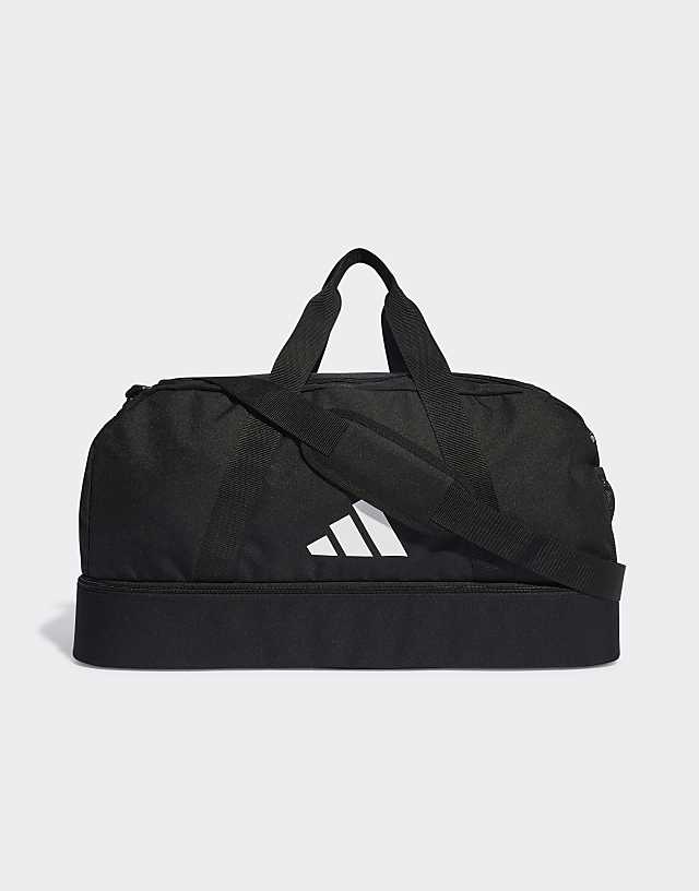 asos adidas Football Tiro duffle bag in black