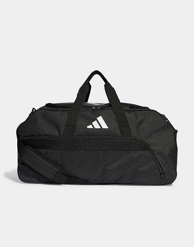 asos adidas Football Tiro duffle bag in black