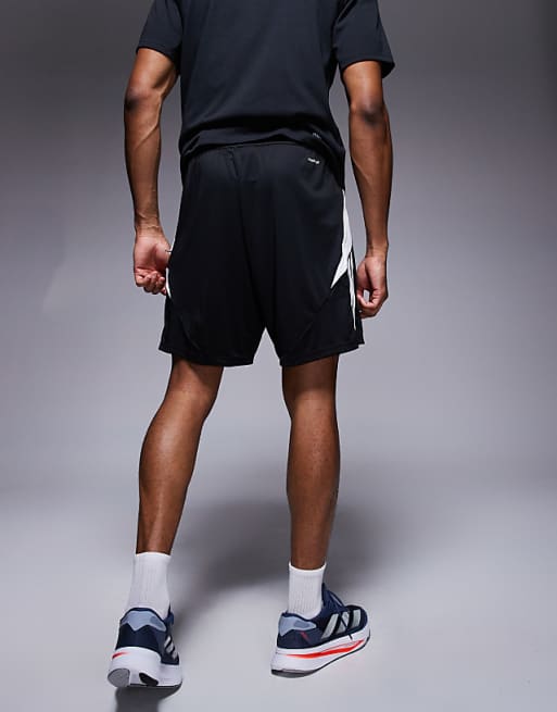Asos Adidas Football Tiro Shorts In Black