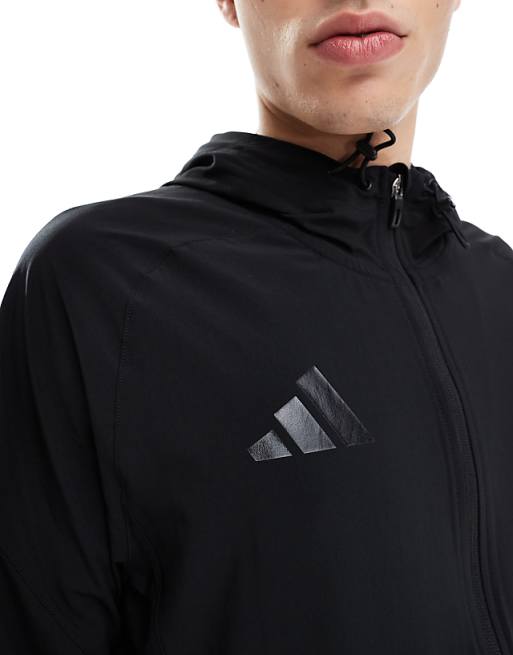 Asos Adidas Football Tiro25 Jacket In Black