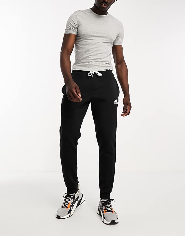 Asos Adidas Football Tracksuit Joggers In Black