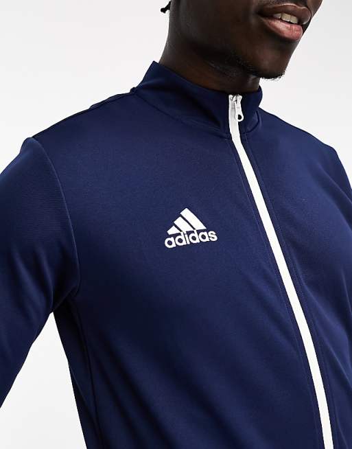 Asos Adidas Football Zip Jacket In Navy