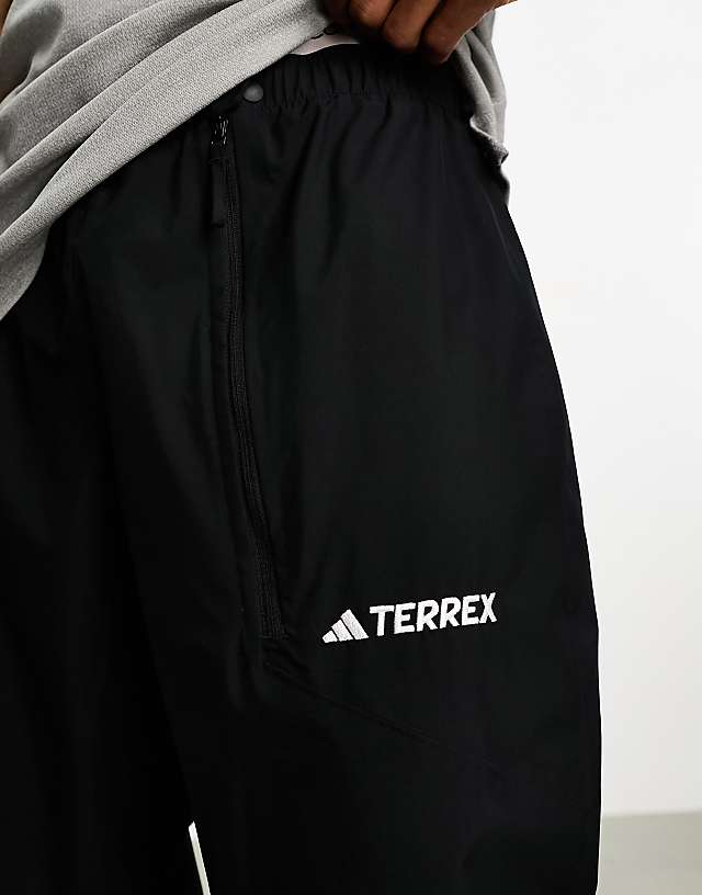 Asos Adidas Outdoor Foundation Joggers In Black