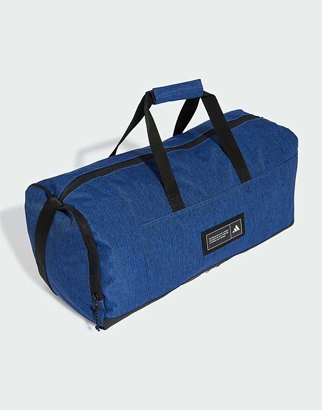 asos adidas Performance medium duffel bag in blue