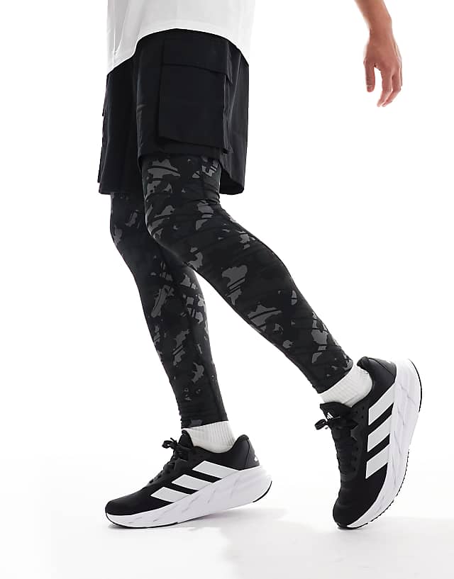 Asos Adidas Running Adistar 3 Trainers In Black