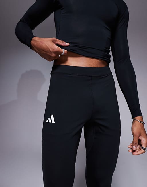 Asos Adidas Running Adizero Leggings In Black