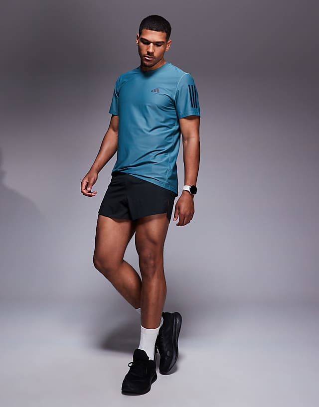 Asos Adidas Running Adizero Shorts In Black