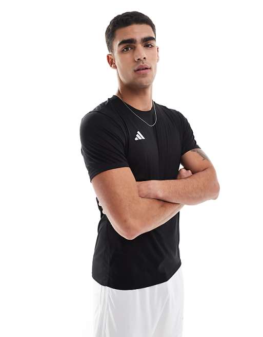 Asos Adidas Running Adizero T-shirt In Black