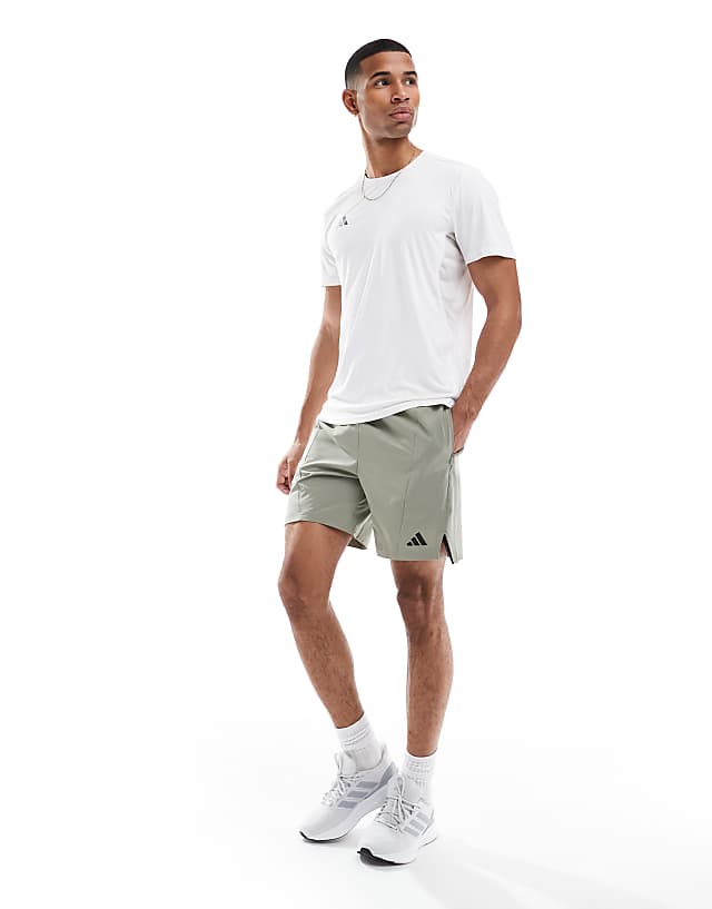 Asos Adidas Running Adizero T-shirt In White