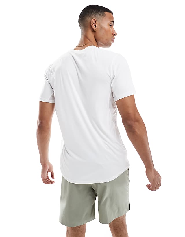 Asos Adidas Running Adizero T-shirt In White